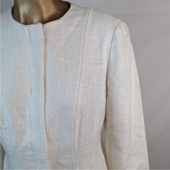 Theory Movement Jacket Blazer in Canvas Tweed Sz 6 - Picture 5 of 10